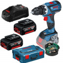 Urbjma&scaron;īna GSR 18V-60 C 2x5Ah L-Boxx 06019G1101 BOSCH