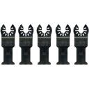 Dewalt Multi-Tool Accessories DT20723-QZ 31mm x 43mm Bi-Metal Oscillējo&scaron;ā asmens 5 gab, putekļu izsūknē&scaron;ana, koks, PVC, drywall