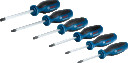 Torx skrūvgriežu kompl. 6 gab., Skrūvgriezis SKRŪVGRIEŽU KOMPLEKTS 6 GAB. TX PROFESSIONAL, 1600A01V09 BOSCH