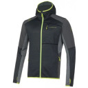 Jaka EXISTENCE Hoody M, izmērs: M, Black/Lime Punch, 8020647171125 LA SPORTIVA