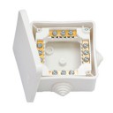 Kārba vadu savien. ar klemmēm kantaina IP44 balta BYLECTRICA