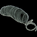 Orchard Tying Tube, Dark Green Rubber, 25 m x 3 mm, BIOOGROD, 722507