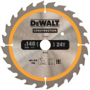 Zāģripa 140x20mm 24T TCT DT20434-QZ DEWALT