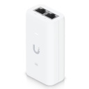 PoE adapter up to 15 W PoE Gigabit RJ45 48 V DC 802.3af with AC cable and PoE output U PoE A F White Ubiquiti