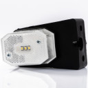 Priekabos priekinis LED žymeklis su laikikliu ir laidu, 12V/24V; FT-001BILED FRISTOM