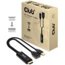 Club3D Adapter CAC-1331 HDMI į DisplayPort 3840 x 2160@60Hz, 1 HDMI, 1 DisplayPort, 1 USB 3.0