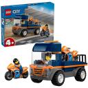Lego Motociklu pārvadātājs 60491, 88 detaļas, 2 minifigūras, 4+ gadi, kravas automa&scaron;īna ar rampu