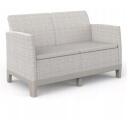 Keter Aia diivan kahele Scandi Form 29214709ECO, 124,5cm x 77,5cm x 73,0cm, 110kg, CLICK kokkupanek, ilmastikukindel