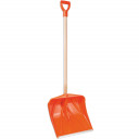 Sniega lāpsta 45cm ar koka kātu, oranža Premium