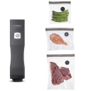 Automātiska rokas vakuuma iepakotāja ierīce maisiem ar vārstu Vacu OneTouch 01301 Caso Melns