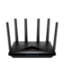 BE11000 Triju joslu Wi-Fi 7 maršrutētājs 4× 2.5G porti VPN MLO WPA3 Mesh melns Cudy WR11000