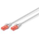 Digitus patch kabelis DK-1617-050, 5m, Cat6, RJ-45, halogēnu nesaturo&scaron;s, veidots, aizsardzība pret saliek&scaron;anos