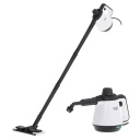 Ainulaadne 2in1 aurupuhasti vuukidele pindadele ja põrandatele 1200W 3.5bar 0.45L Valge Must AD7038 Adler