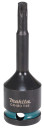 TORX UZGAĻI TRIECIENA UZGRIEŽŅU ATSLĒGĀM Impact Black 1/2&ldquo; T35 x 78 mm, E-19803 MAKITA