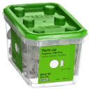 Plastmasas cepurītes 14/19 pelēkas-200gab. 111062 ESSVE