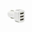 Sbox Auto lādētājs CC-331W, AC 12-24V, 5V, USB 2.0, balta/sudraba, karstā maiņa