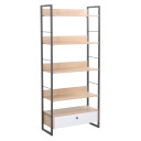 Plaukts STUDY 70x30xH159cm, ozols/balts 40848