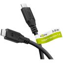Goobay USB-C kabelis 74197, 100 W, 20 Gbit/s, 2 m, HDR atbalsts, DisplayPort Alt režīms