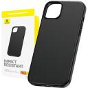 Baseus Telefoni&uuml;mbris iPhone 15 Pro Max P60157304113-03, must, PU nahk, 2.5mm, kukkumiskindel, mustusekindel