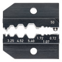 Kompaktā krimpē&scaron;anas uzgaļu komplekts, KNIPEX, 97 49 50, 6 profili, hexagonālie izmēri: 0.72 - 5.4 mm