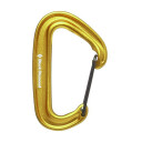 Karabīne MINIWIRE CARABINER, BLACK DIAMOND, 0793661432197, Materiāls: 80% alumīnijs (7075), 20% tērauds, Svars: 23g, Atvērums: 17mm, Izturība (&harr; ass): 20kN, Izturība (↕ ass): 7kN, Izturība (atvērta): 7kN