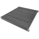 Digitus Rack plaukts DN-97647, 48.2cm, 50cm, 4.45cm, 1U, melns, stiprinā&scaron;anas sliedes 500-780mm