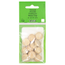 Koka cepurītes 14/16mm gaišs koks-12gab. 511217 ESSVE