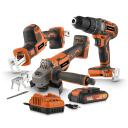 Беспроводной набор электроинструментов 3 предмета, POWERPLUS, POWDPBOX01, Номинальное напряжение: 20 В, Ёмкость аккумулятора: 4000 мАч