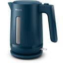 Philips Arbatinukas HD9411/70, 1.7 L, 2200 W, Mėlyna, Plastikinis korpusas, Be laido, Apsauga nuo perkaitimo