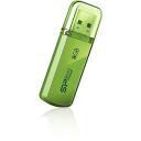 Silicon Power Helios 101 SP008GBUF2101V1N, 8 GB, USB Type-A, Zaļ&scaron;, Alumīnijs, RoHS, Plug and Play