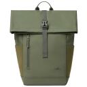 Rivacase Seljakott Eden-Eco 7826 GREEN, 17L, 14", veekindel, ergonoomiline disain, kaks k&uuml;lgmist taskut