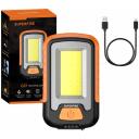 Superfire G21 darba lampa, 650lm, USB, 10W, 1800mAh, IP43, 8h, 5,5h uzlāde, 180g, 3 režīmi