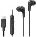 Jvc austiņas HA-FR9UCBU, 9.2mm, 1.2m, melna, 20g, USB Type-C, 5-22000Hz, 3 pogu tālvadība, mikrofonu izslēg&scaron;ana