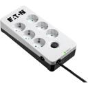 Eaton Pagarinātājs PB6D, 6xSchuko, 1.5m, IP20, pārsprieguma aizsargs, slēdzis, sienas montāža