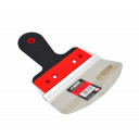 STAINLESS STEEL DRYWALL BUCKET SCOOP KNIFE 165mm/ TPR HANDLE/ BLACK LINE AW30321BL AWTOOLS