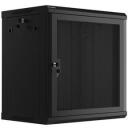 Lanberg Rack kapp 19" seinamontaaž 12U WF01-6412-23B, 600x450mm, must, &uuml;he lehega uks