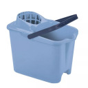 Rectangular bucket 12L with push button blue MERY 05011131