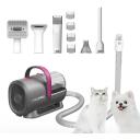 Petkit suņu matu griezējs AIRCLIPPER, 309mm, 140mm, 220mm, pelēka krāsa, 1.4L tvertne, 3 režīmi, 5500-6300 apgr./min