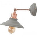 Sienas gaismeklis LORET, 7826, 1xE27, 40W, IP20, 20cm, pelēks; OS-LOR-E27-15-DEC GTV