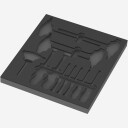 Fomu ieliktnis Hex skrūvgriežu komplektam 1, WERA, 05137313001, bez instrumentiem