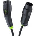 Green Cell Habu EVGC01 Mobilais EV lādētājs, 11 kW, 7 m, Type 2, IP55, 16 A, LCD displejs, GC lietotne