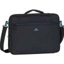 Rivacase Kott REGENT 16"/8087BLACK, 1, Messenger kott, 16", 410x50x310mm, must, eestasku, &otilde;lavarre rihm, k&auml;epide