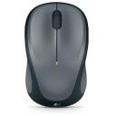 Logitech USB optinė pelė M235 910-002201, 1000 DPI, 3 mygtukai, RF belaidis, pilka spalva, 10m belaidis nuotolis, AA baterija