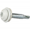 Montāžas skrūves ar paplāksni, balta 4,2X25 TX20 RAL9010-100gab 63352 ESSVE