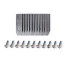 Ecovacs GOAT Blade Kit robotniiduki terad 12tk kruvidega GOAT G1 jaoks MBK120001 H&otilde;bedane
