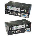 Lindy I/O KVM EXTENDER 39378 300m, 2 x PS/2, 2 x USB 2.0, 1 x RJ45, 1 x 15pin D-sub, 130 x 70 x 28 mm