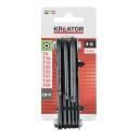 Hex võtmekomplekt TX - 8 tk KREATOR KRTH21603 Chrome vanadium, Alumiiniumkorpus