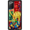 Ikins telefoni&uuml;mbris K4745J, punane, pol&uuml;karbonaat, &uuml;hilduv Samsung Galaxy Note 20, kaamera l&otilde;ige, portide l&otilde;iked