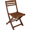 Krēsls ROUEN 47x53x84cm, bez roku balsta, saliekams, koks: meranti, piesūcināts ar eļļu 06238 HOME4YOU