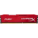 Kingston HyperX FURY Red atmiņas modulis HX316C10FR/4, 4GB, 1600MHz, 240-pin DIMM, 1.5V, 64bit, sarkans